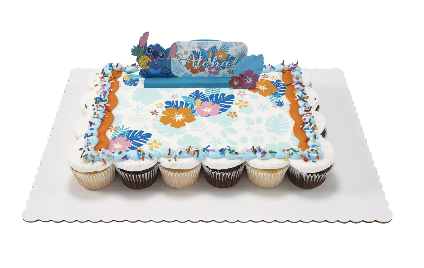 stich cupcake cake